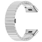 For Xiaomi Smart Band 9 Pro/Redmi Watch 5/4 20mm xDfind One-bead Bamboo Solid Stainless Steel Watch Band(Silver) - 2