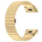 For Redmi Watch 3 Active / Lite 20mm xDfind One-bead Bamboo Solid Stainless Steel Watch Band(Gold) - 2