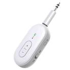 BT-21 2 in 1 Car Wireless Audio Adapter 3.5mm Audio Receiver Transmitter(White) - 1