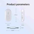 BT-21 2 in 1 Car Wireless Audio Adapter 3.5mm Audio Receiver Transmitter(White) - 3