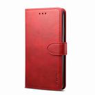 For iPhone 12 / 12 Pro GUSSIM Business Style Horizontal Flip Leather Case with Holder & Card Slots & Wallet(Red) - 2
