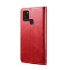 For Samsung Galaxy A21s GUSSIM Business Style Horizontal Flip Leather Case with Holder & Card Slots & Wallet(Red) - 3