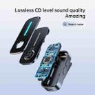 C89 2 in 1 Back Clip Wireless Audio Adapter Car 3.5mm Audio Receiver Transmitter(Black) - 3
