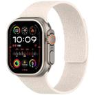For Apple Watch 42 / 44 / 45 / 46 / 49mm xDfind Flat Head Litchi Texture Magnetic Silicone Watch Band(Starlight) - 1
