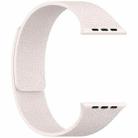 For Apple Watch 42 / 44 / 45 / 46 / 49mm xDfind Flat Head Litchi Texture Magnetic Silicone Watch Band(Starlight) - 2
