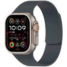 For Apple Watch 42 / 44 / 45 / 46 / 49mm xDfind Flat Head Litchi Texture Magnetic Silicone Watch Band(Grey) - 1