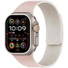 For Apple Watch 38 / 40 / 41 / S10 42mm xDfind Flat Head Litchi Texture Magnetic Silicone Watch Band(Pink Sstarlight) - 1