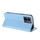 For HMD Fusion Embossed Multi-functional Wallet Retro Leather Phone Case(Light Blue) - 3