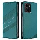 For HMD Skyline Embossed Multi-functional Wallet Retro Leather Phone Case(Dark Green) - 2