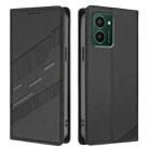 For HMD Pulse Pro Embossed Multi-functional Wallet Retro Leather Phone Case(Black) - 2