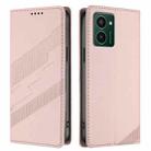 For HMD Pulse Pro Embossed Multi-functional Wallet Retro Leather Phone Case(Pink) - 2