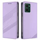 For HMD Pulse Pro Embossed Multi-functional Wallet Retro Leather Phone Case(Light Purple) - 2