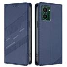 For HMD Pulse Pro Embossed Multi-functional Wallet Retro Leather Phone Case(Dark Blue) - 2