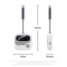 JS4 2 in 1 Car Digital Display Wireless Audio Adapter 3.5mm Audio Receiver Transmitter(White) - 7