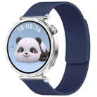 18mm xDfind Flat Head Litchi Texture Magnetic Silicone Watch Band(Midnight Blue) - 1