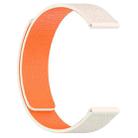 18mm xDfind Flat Head Litchi Texture Magnetic Silicone Watch Band(Starlight Orange) - 2