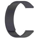 18mm xDfind Flat Head Litchi Texture Magnetic Silicone Watch Band(Grey) - 2
