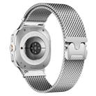 For Samsung Galaxy Watch8 22mm xDfind Milanese Parachute Buckle Stainless Steel Watch Band(Silver) - 1