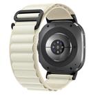 For Samsung Galaxy Watch8 / 8 Classic xDfind Black Buckle Loop Nylon Watch Band(Starlight) - 1