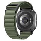 For Samsung Galaxy Watch8 / 8 Classic xDfind Black Buckle Loop Nylon Watch Band(Army Green) - 1