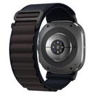 For Samsung Galaxy Watch8 / 8 Classic xDfind Black Buckle Loop Nylon Watch Band(Midnight Blue) - 1