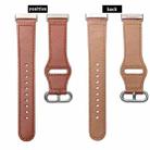 For Fitbit Versa 3 / 4 / Sense 2 Classic Buckle Genuine Leather Watch Band(Brown) - 3