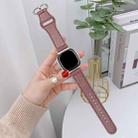 For Fitbit Versa 3 / 4 / Sense 2 Classic Buckle Genuine Leather Watch Band(Chocolate Color) - 2