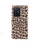 For Samsung Galaxy Note20 Ultra Leopard Pattern Horizontal Flip Leather Case with Holder & Card Slots(Yellow) - 3