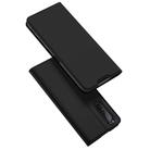 For Sony Xperia 5 II DUX DUCIS Skin Pro Series Horizontal Flip PU + TPU Leather Case, with Holder & Card Slots(Black) - 1