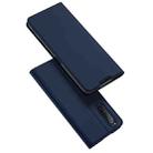 For Sony Xperia 5 II DUX DUCIS Skin Pro Series Horizontal Flip PU + TPU Leather Case, with Holder & Card Slots(Blue) - 1