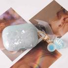 For AirPods Pro Shell Texture Pearl Hanging Buckle Earphone Case(Light Blue) - 2