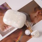 For AirPods Pro Shell Texture Pearl Hanging Buckle Earphone Case(Colorful) - 2