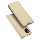 For Samsung Galaxy A42 5G DUX DUCIS Skin Pro Series Horizontal Flip PU + TPU Leather Case, with Holder & Card Slots(Gold) - 1