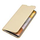 For Samsung Galaxy A42 5G DUX DUCIS Skin Pro Series Horizontal Flip PU + TPU Leather Case, with Holder & Card Slots(Gold) - 1