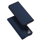 For Samsung Galaxy S20 FE DUX DUCIS Skin Pro Series Horizontal Flip PU + TPU Leather Case, with Holder & Card Slots(Blue) - 1