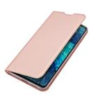 For Samsung Galaxy S20 FE DUX DUCIS Skin Pro Series Horizontal Flip PU + TPU Leather Case, with Holder & Card Slots(Rose Gold) - 2