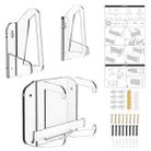 For Starlink Gen 3 Router Acrylic Separable Wall-mounted Bracket(Transparent) - 2