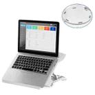 NUOXI N2 8-level Adjustable Laptop Holder, with Turntable(White) - 1
