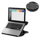 NUOXI N2 8-level Adjustable Laptop Holder, with Turntable(Black) - 1