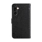 For Samsung Galaxy M36 5G Skin Feel Butterfly Embossed Flip Leather Phone Case(Black) - 3