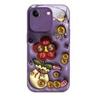 For iPhone 7 / 8 / SE 2022 Liquid Glass TPU Soft Edge Shockproof Phone Case(Money Bag Flower) - 1