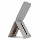 MagSafe Live Broadcast Phone Bracket Card Holder with Elastic Band(Grey) - 1
