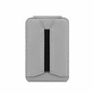 MagSafe Live Broadcast Phone Bracket Card Holder with Elastic Band(Grey) - 2