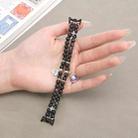 For Xiaomi Smart Band 10 / 9 / 8 Dual Row Beaded Chain Watch Band(Black) - 3
