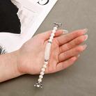 For Xiaomi Smart Band 10 / 9 / 8 Large Beaded Bracelet Watch Band(White Beads) - 3