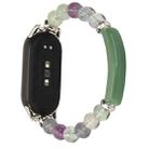 For Xiaomi Smart Band 10 / 9 / 8 Large Beaded Bracelet Watch Band(Green Beads) - 2