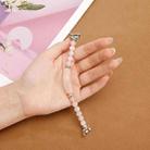 For Xiaomi Smart Band 10 / 9 / 8 Large Beaded Bracelet Watch Band(Rose Quartz Beads) - 3