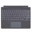 For MicroSoft Surface Pro 9 / 10 / 11 / 12 Single Color Backlight Tablet Bluetooth Keyboard with Touch Pad(Grey) - 2