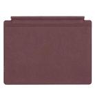 For MicroSoft Surface Pro 9 / 10 / 11 / 12 Single Color Backlight Tablet Bluetooth Keyboard with Touch Pad(Wine Red) - 3