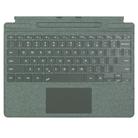For MicroSoft Surface Pro 9 / 10 / 11 / 12 Single Color Backlight Tablet Bluetooth Keyboard with Touch Pad(Green) - 2